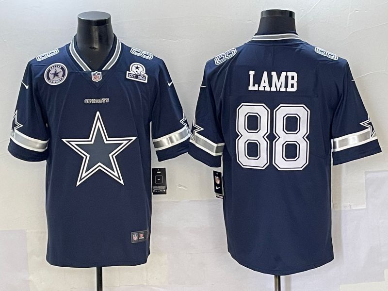 Men Dallas Cowboys #88 Lamb Blue 2025 Nike Limited NFL Jersey style 3->dallas cowboys->NFL Jersey